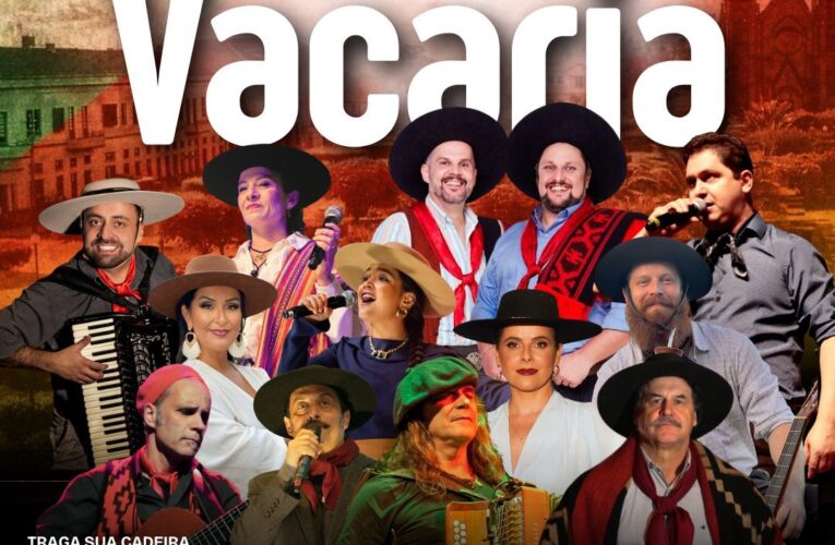 Encontro da música gaúcha reúne 12 artistas em show gratuito em Vacaria